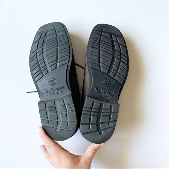 Timberland Brown Nubuck Square Toe Oxford Shoes - Picture 8 of 9